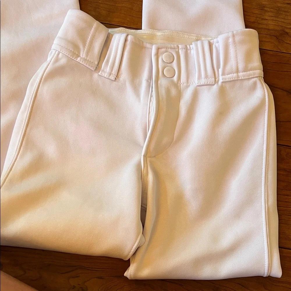 Kids' Classic White Used Baseball Pants - Picture 5 of 5